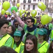 Jóvenes inundan Madrid en la Marcha Sí a la Vida [720p]