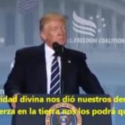 IMPRESIONANTE TRUMP EN ESTADOS UNIDOS NO ADORAMOS AL ESTADO... ¡ADORAMOS A DIOS!